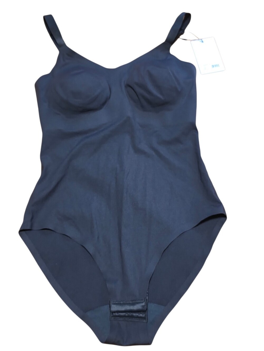 Knix NWT LuxeLift Bodysuit Black Size S Built-In-Bra Removablr Cups Shaping